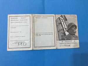 PNF VARESE 1937 CARD WITH PHOTO. - Picture 1 of 2