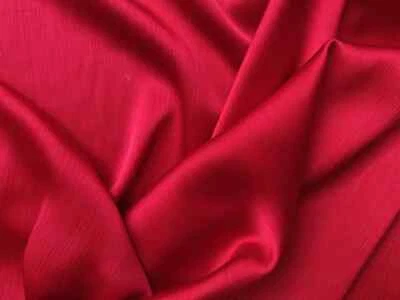 58'' Wide By Yard Crinkled Satin Fabric Crepe Pleated Charmeuse Chiffon Material - Image 1 of 4
