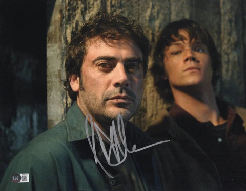 JEFFREY DEAN MORGAN SUPERNATURAL SIGNED 11X14 PHOTO AUTOGRAPHED BECKETT BAS COA Cover