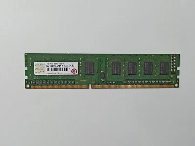 676899-2017 Transcend 4GB PC3-10600U DDR3-1333MHz CL11 240-Pin Dimm - Immagine 1 di 2