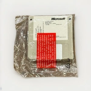Vinrage 90s Microsoft Windows NT Workstation 4.0 Setup Disk 1-3 NEW Sealed - Picture 1 of 5