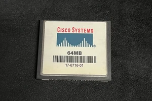 Carte mémoire compact flash Cisco 64 Mo 17-6716-01 - Photo 1 sur 3