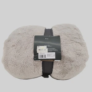 Manta de felpa Threshold acogedora crema agria suave 50 pulgadas X 70 pulgadas nueva - Imagen 1 de 10