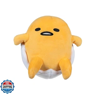 Jazwares Hello Kitty and Friends - 8” Gudetama Squishy Plush Relaxing in an E - Picture 1 of 5