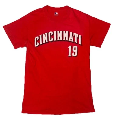 Camiseta para hombre Majestic-Cincinnati Reds Joey Votto #19 talla pequeña S Foto 1 de 4