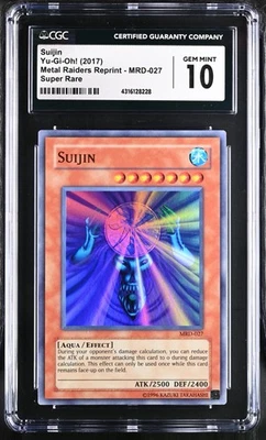 2017 Yu-Gi-Oh! Suijin MRD-027 SR Metal Raiders CGC 10 GEM MINT SimplyUnlucky - Image 1 of 2