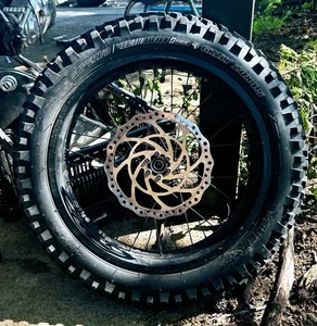Super 73 E-Bike 20” Front Wheel W/ 20 X 4.5 Grizzly Tire W/override Tire Protect - Picture 1 of 5