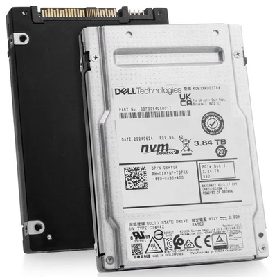 Dell/Kioxia CM7-R 3.84TB PCIe 4.0 x4 U.2 NVMe 2.5" Enterprise SSD - KCM7XRUG3T84 - Image 1 of 4