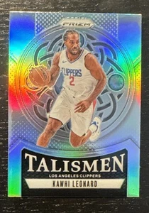 2024-25 Prizm Basketball Kawhi Leonard Talismen Insert Silver Prizm Clippers - Picture 1 of 2