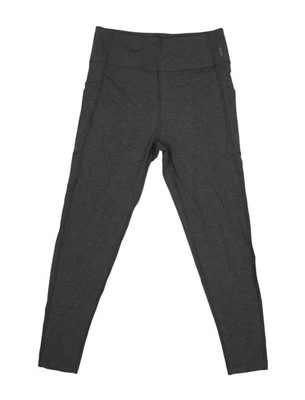 Boody Pants Womens Large Gray Bamboo Leggings High Rise Pockets Yoga Athletic - Image 1 of 4