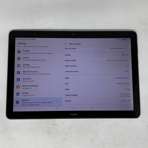 Huawei MediaPad T5 16GB, Wi-Fi + 4G, (Unlocked) 10.1 Inch Tablet - Black - Picture 1 of 7