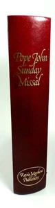 Vintage Pope John Sunday Missal: A Treasury of Catholic Spirituality 1978 RARE - Imagen 1 de 7
