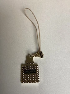 Valentino Italien Handy Schlüsselanhänger Geldbörse Anhänger goldfarben Parfüm Flakon - Bild 1 von 12