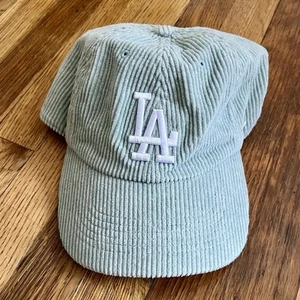 Los Angeles Dodgers Corduroy Hat '47 Brand Clean Up Cap Mint Green LA MLB - Picture 1 of 5