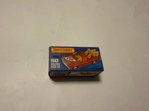 Matchbox Lesney Superfast No60 HOLDEN PICK UP leer OVP - Bild 1 von 1