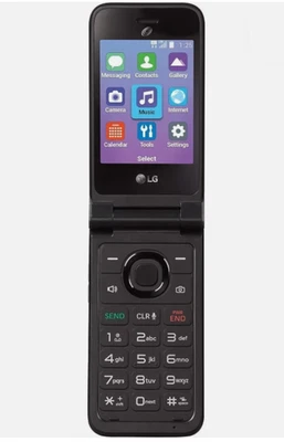 LG Classic Flip L125DL - 8 GB - Gris (TracFone) (Prepago) BLOQUEADO A TRACFONE. Foto 1 de 3