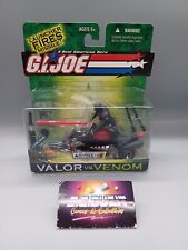 GI Joe Valor vs Venom Snake Eyes Ninja Lightning Cycle 2004 Hasbro 