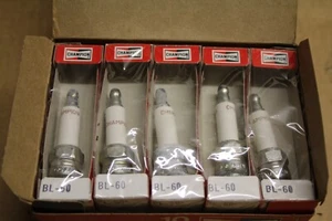NOS CHAMPION BL60 BOX OF SPARK PLUGS, EQUIV NGK R5673-9 RACING PLUG - Picture 1 of 3