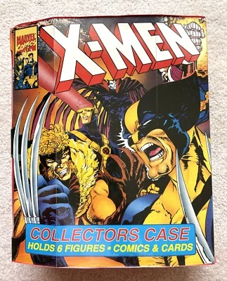 1994 Tara Toy Marvel Comics X-MEN estojo de colecionadores comporta figuras de ação - Imagem 1 de 4