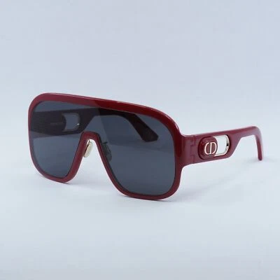 DIOR DIORBOBBYSPORT M1U 35A0 Red/Grey 00--135 Sunglasses New Authentic - Image 1 of 4