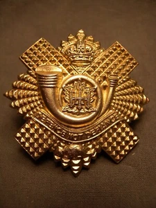 GORRA DE INFANTERÍA LIGERA HIGHLAND DE CANADÁ SEGUNDA GUERRA INSIGNIA ABOVEDADA SIN VACÍO 4 ANILLOS PLATEADOS - Imagen 1 de 8