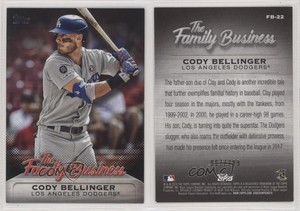 2019 Topps Update The Family Business Black /299 Cody Bellinger #FB-22