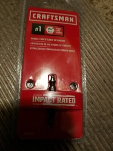 CRAFTSMAN #1 M2 HSS Double-Ended 2-in Screw Extractor Model #CMAT131 (LOT OF 4) - Picture 1 of 3
