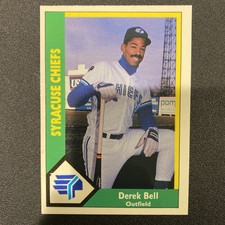 1990 Syracuse Chiefs CMC #14 DEREK BELL Minor League Card