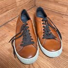 Bruno Magli Westy Ii Mens Size 10M Brown Leather Low Top Designer Sneakers