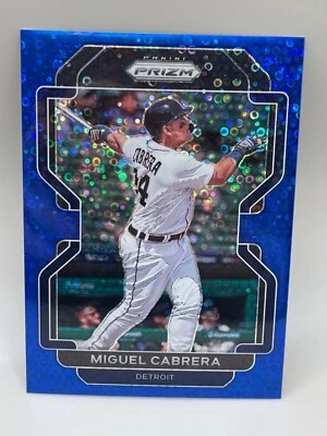 2022 Panini Prizm Tier II Blue Donut Circle Prizm Miguel Cabrera #211 Card /199 - Image 1 of 2