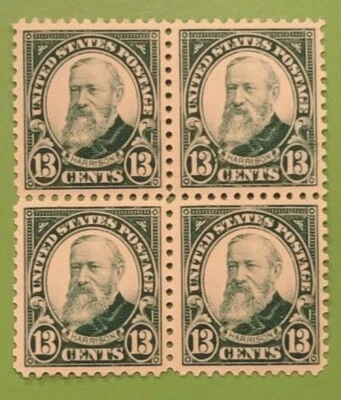 Scott#: 622 - Benjamin Harrison Block of Four MNH OG XF/F - Lot 8 - Image 1 of 2