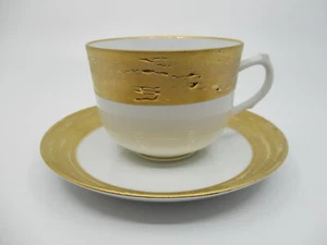 TAZA Y PLATILLO PORCEL AURATUS GOLD - 2 1/2" -1302I - Imagen 1 de 3