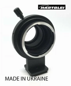 Hartblei Adapter Pentacon 6 Six Objektive auf Canon EOS M Kamera mit Stativ 360 drehbar - Bild 1 von 5