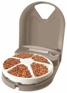 Petsafe Eatwell 5 Meal Automatic Pet Feeder Dog/Cat 5 Day Programing Pfd11-13707 - Picture 1 of 3