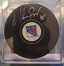 Mike Richter autographed signed authentic Official Puck New York Rangers D&A COA