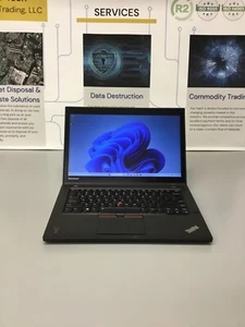 Lenovo ThinkPad T450 14'' 500GB SSD Core i5 5th Gen 2.3OGHz 12GB WIN 11 PRO - Picture 1 of 22