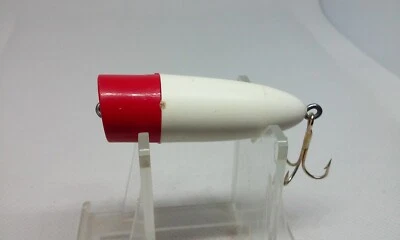 Vintage Popper Red head 2" Chugger Plug Topwater/Surface Fishing Lure - Image 1 of 4