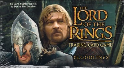 LOTR TCG Bloodlines Starter Deck Display 12 63-card Sealed Arwen & Boromir Decks - Image 1 of 4