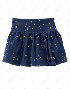 NWT GYMBOREE FLIGHT OF FANCY BLUE W/GOLD STAR CORDUROY SKIRT SZ 8 - Picture 1 of 1