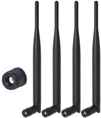 4x WiFi 2.4GHz 5GHz Antenna For Security IP Camera Video Surveillance Monitor - Image 1 of 4