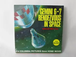 Vieux Nasa 8mm Film Gemini 6-7 Rendezvous Espace Columbia Pictures Accueil USA - Bild 1 von 6