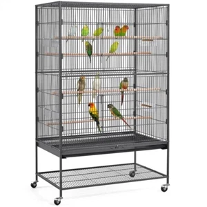 Vogelvoliere Vogelkäfig Vogelhaus Papageienkäfig Vogelbauer 56 x 93 x 153 cm - Bild 1 von 12
