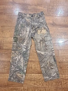 Ranger Youth Camo Cargo Pants Size 8 Adjustable Waist Realtree - Picture 1 of 8