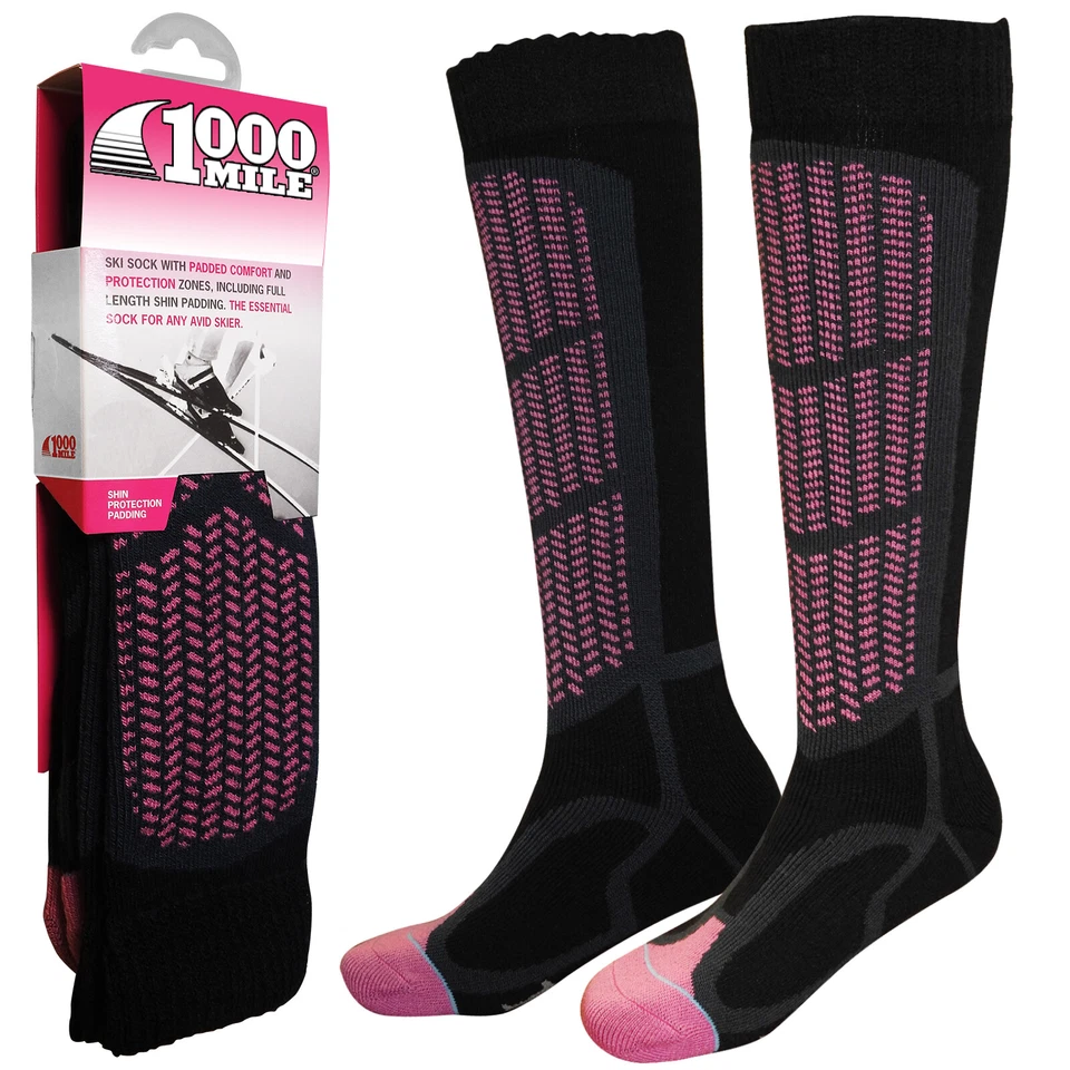 1000 Mile Womens Ladies Outdoor Winter Sports Walking Hiking Thick Padded Socks