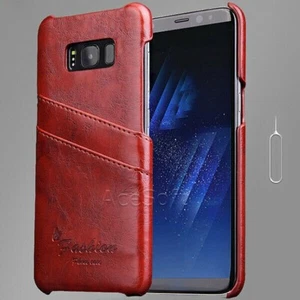 Cover posteriore rigida in pelle per cellulare americano Samsung Galaxy S8 SM-G950U - Foto 1 di 1