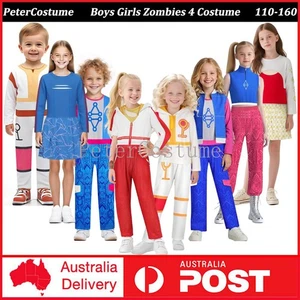 Kids Zombies 4 Dawn of the Vampires Costume Cosplay Fancy Dress Outfit Book Week - Picture 1 of 128