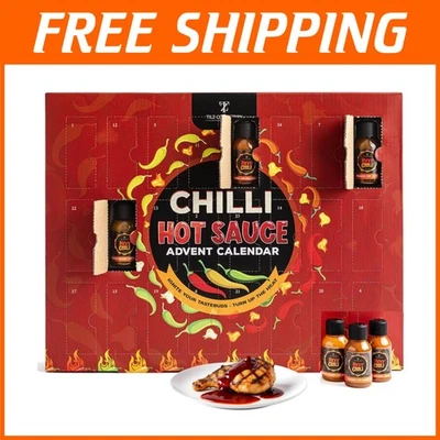 Men's Chilli Sauce Advent Calendar 2025 - Spicy Variety Pack - Image 1 of 4