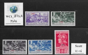 WC1_18724A. ÄGÄISCHE INSELN: LIPSO. FERRUCCI Set 1930. Sc. 12-16. MNH (T-) - Bild 1 von 1