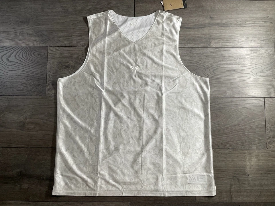 Nike Kobe Reversible Mesh Jersey Men’s Size Large-Tall FZ0934-100 White