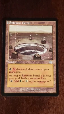 Riftstone Portal  Judgment EX/LP 143/143  MTG Magic the Gathering Land Uncommon - Image 1 of 4